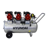 Hyundai HM3100S Sessiz ve Yağsız Hava Kompresörü 6HP 100LT. - 1