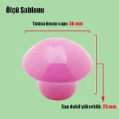 10 Adet Mobilya Kulp Mutfak Çekmece Dolap Kapak Kulpu Kulbu Pembe Metal Kulp thumbnail 2