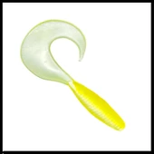 Uyguna-Yakala Yumy 3.5 cm Sarı-Beyaz Silikon Kurt - 1