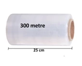Palet Dilimli Streç 25 CM 17 Mic.  1000Gr / 300mt. Şeffaf 4 Adet - 2