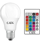 CATA E-27 Duya Takılabilen Uzaktan Kumandalı RGB Led Ampul 9W - 1