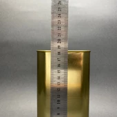 0,5 Lt Baskısız Boş Kapaklı Yağ Tenekesi , 500 Cc Boş Zeytinyağı Tenekesi x  3 Adet - 4