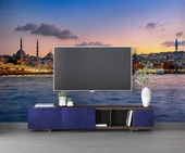 İstanbul Eminönü  Manzaralı Duvar Kağıdı thumbnail 3