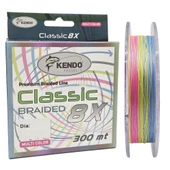 Kendo Classic 300m 8x 8 Kat Örgü İp Olta Misinası Multicolor - 3