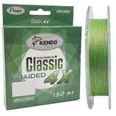 Kendo Classic 150m 4x 4 Kat Örgü İp Olta Misinası Apple Green - 3
