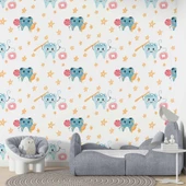 Diş Temalı Çocuk Odası Duvar Kağıdı Baskı thumbnail 1