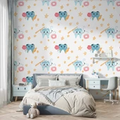 Diş Temalı Çocuk Odası Duvar Kağıdı Baskı thumbnail 4