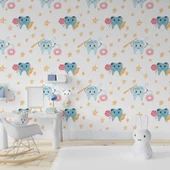 Diş Temalı Çocuk Odası Duvar Kağıdı Baskı thumbnail 2