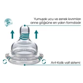Mamajoo %0 BPA Silikon Biberon Emziği İkili L No.3 12 ay+ - 3