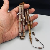 Özel El Yapımı Koleksiyonluk Gümüş İşlemeli Kuka Tesbih Hcz-Model KUKAGG thumbnail 1