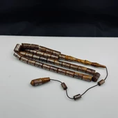 Özel El Yapımı Koleksiyonluk Gümüş İşlemeli Kuka Tesbih Hcz-Model KUKAGG thumbnail 3