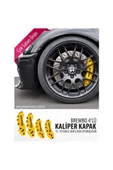 Tiger Marketing Same Dorado Uyumlu Brembo Sarı Yağ Hortumlu Kaliper Kapağı 4'lü thumbnail 2