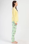 Shopidik  Süprem 0 Yaka Uzun Kol Pijama Takımı - 2