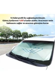 Universal Opel Astra Araba Ön Cam Güneşlik Katlanabilir Güneşlik Şemsiye Ön Cam Gölgelik - 5