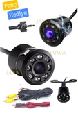 Janva Araç Geri Görüş Kamerası Gece Görüşlü +hd Mesafe Çizgili Su Geçirmez BAğlantı Kablosu Dahil - 6