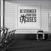 Güç Temalı Spor Salonu Duvar Kağıdı Baskı thumbnail 1