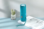 T6 Led 1200 mAh Bluetooth Hoparlörlü Su Geçirmez Powerbankli USB Şarjlı Bisiklet Farı - 11