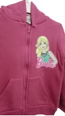uğurböceğiçocuk 1081 Barbie Baskılı Kapşonlu Hırka - 2