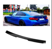 Bmw F36 M4 Cam üstü PianoBlack Spoiler thumbnail 1