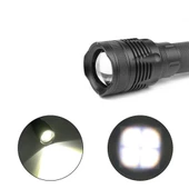 Alüminyum Şarjlı Zoom lu El Feneri F6055 - 5