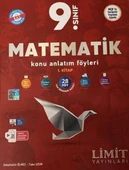 Limit Yayınları 9. Sınıf Matematik Konu Anlatım Föyleri 1. Kitap - 2
