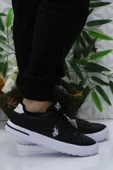 U.S. Polo Assn. Mango Siyah Beyaz Rahat Orijinal Ürün Hafif Sneaker Erkek Ayakkabı thumbnail 1