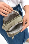 571 Collection Klinkır Kumaş Unisex Postacı Çanta Elde Tutma Çapraz Askılı Omuz Çantası 20*12 Cm - 4