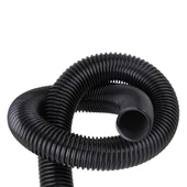 srfn ticaret Yüksek Dayanımlı (2 Metre) 38 mm Çaplı Ev-Ofis-Endüstriyel ve Ticari Hava Emiş Hortumu-Siyah - 1