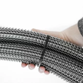 srfn ticaret (1.7 Metre) 32 mm Çaplı Ev-Ofis-Endüstriyel ve Ticari Süpürgeler Için Çelik Telli Hortum-Siyah thumbnail 2