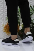 U.S. Polo Assn. Mango Wmn Siyah Beyaz Orijinal Ürün Sneaker Kadın Ayakkabı thumbnail 4