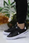 U.S. Polo Assn. Mango Wmn Siyah Beyaz Orijinal Ürün Sneaker Kadın Ayakkabı thumbnail 3