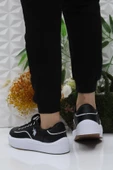 U.S. Polo Assn. Gınger Siyah Beyaz Orijinal Ürün Rahat Sneaker Kadın Ayakkabı thumbnail 4