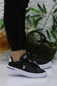 U.S. Polo Assn. Mango Wmn Siyah Beyaz Orijinal Ürün Sneaker Kadın Ayakkabı thumbnail 1