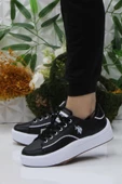 U.S. Polo Assn. Gınger Siyah Beyaz Orijinal Ürün Rahat Sneaker Kadın Ayakkabı thumbnail 3