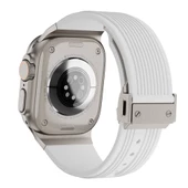 Apple Watch Ultra 49mm  KRD-113 Spor Görünümlü Silikon Kordon - 1