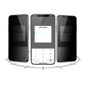 Apple iPhone 12 Pro Max Davin 5D Privacy Cam Ekran Koruyucu - 3