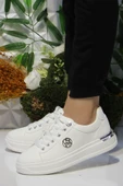 U.S. Polo Assn. Also Beyaz Rahat Orijinal Ürün Sneaker Kadın Ayakkabı - 3