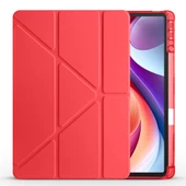 Lenovo M11 TB-330FU Kılıf Tri Folding Kalem Bölmeli Standlı Kılıf - 9
