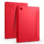 Samsung Galaxy Tab A8 10.5 SM-X200 (2021) Kılıf Zore Tri Folding Kalem Bölmeli Standlı Kılıf - 7