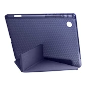 Samsung Galaxy Tab A8 10.5 SM-X200 (2021) Kılıf Zore Tri Folding Kalem Bölmeli Standlı Kılıf - 4