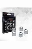 NBC Universal Bijon Kapağı 17mm Krom Renk 20 Adet - 1