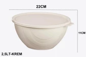 Moon Star Elegance Kapaklı Yoğurt Mayalama Kabı Yemek Saklama Kabı 2,5Litre-RBK-312 - 4