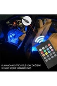 Matrix Araç Içi Aydınlatma Kumandalı Müziğe Duyarlı 12 Led Ayak Altı Led - 7 Renk Rgb Pro - 6