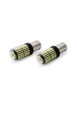HLG P21w Ba15s 1156 144 Ledli Ultra Parlak Geri Vites Park Ampül Tek Duy Beyaz (2 ADET) - 3