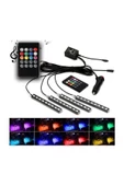 Teknopack Ayak Altı Led Sese Ve Müziğe Duyarlı Led Rgb Kumandalı Ambiyans 12 Led - 1