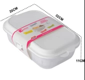 Moon Star Süzgeçli Bölmeli Kilitli Kızartmalık Kabı 2,4 Litre FR-605 - 7