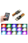 Tiger Marketing Kumandalı Rgb T10 Park Ledi Far Ledi Renkli Park Ampulü - 4