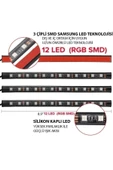 Lalezar Garage Araç Içi Aydınlatma Kumandalı Müziğe Duyarlı 12 Led Ayak Altı Led - 7 Renk Rgb Pra - 3