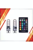 cabbaroglu Kumandalı Rgb T10 Park Ledi Far Ledi Renkli Park Ampulü - 1