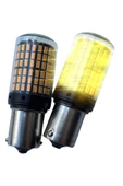 gcstore 93 Turuncu Sinyal Led Ampülü 144 Smd Led 2 Adet 24 Volt - 3